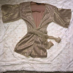 Gold  romper